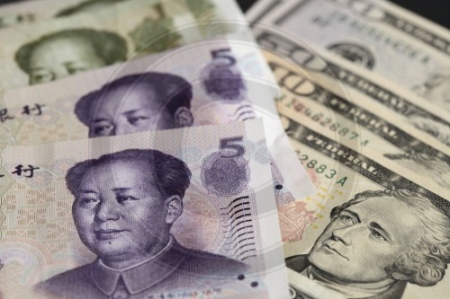Yuan und Dollar