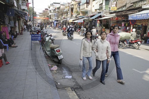 Strassenszene in Hanoi