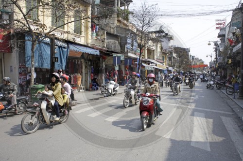 Strassenscene in Hanoi