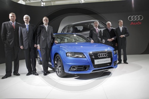 Vorstand der Audi AG vor Audi A3