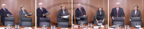 MERKEL, STEINMEIER