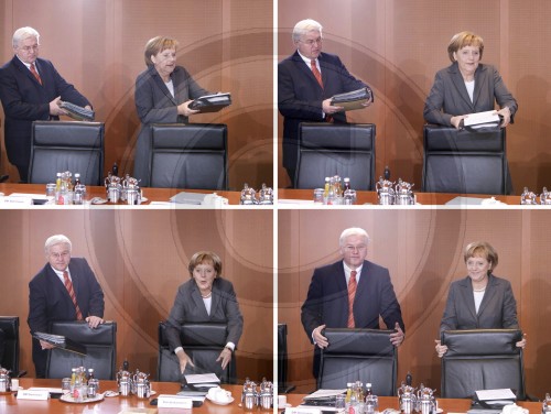 MERKEL, STEINMEIER