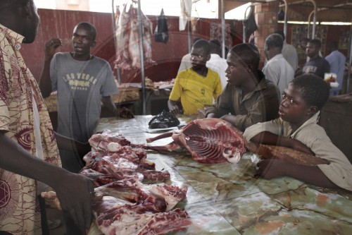 Fleischverkauf in Burkina Faso