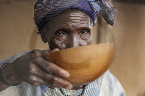 Frau in Burkina Faso