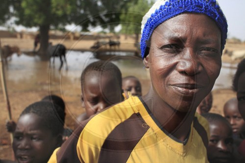 Frau in Burkina Faso