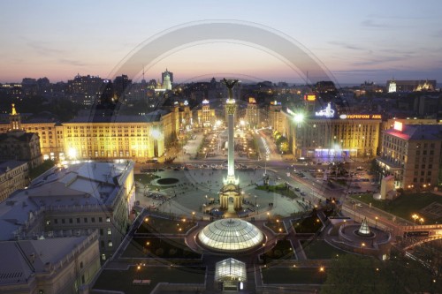 Platz der Unabhaengigkeit in Kiew