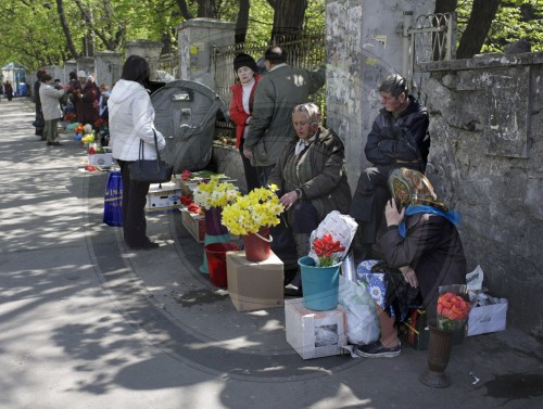 Strassenszene in Kiew