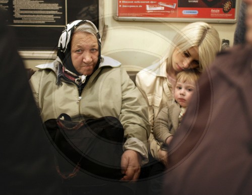 In der Metro in Kiew