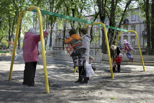 Spielplatz in Kiew