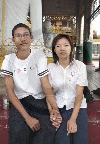 Paar in Rangun