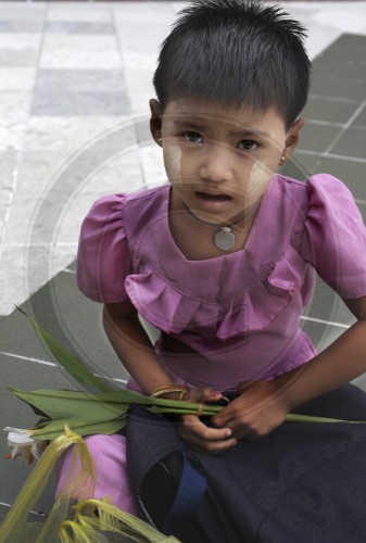 Kinder in Rangun