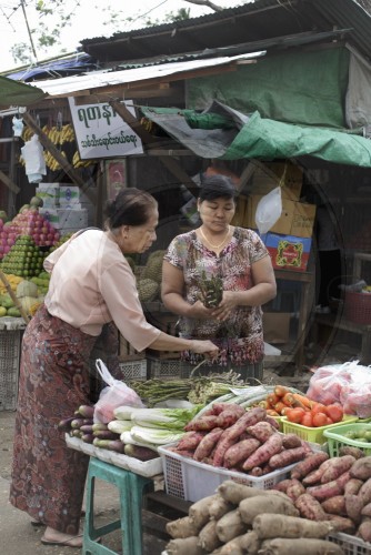 Markt in Rangun