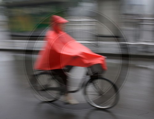 Fahrradfahrer in Peking