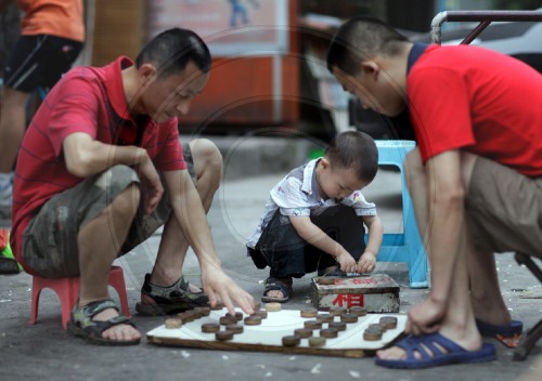 Menschen in Chongqing