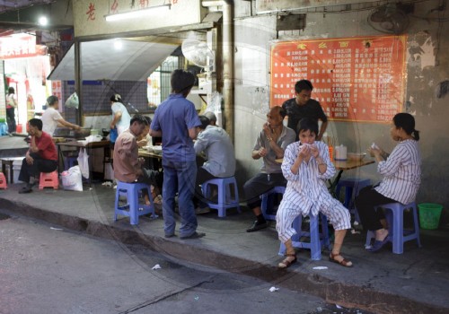 Menschen in Chongqing