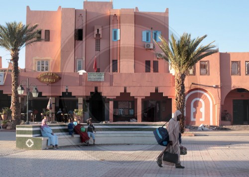 Marktplatz in Quarzazate, Marokko