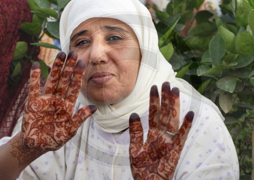 Hennabemalung in Marokko