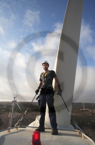 Windkraftpark in Marokko