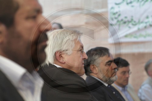 STEINMEIER eroeffnet Trinkwasserprojekt der KFW in Herat