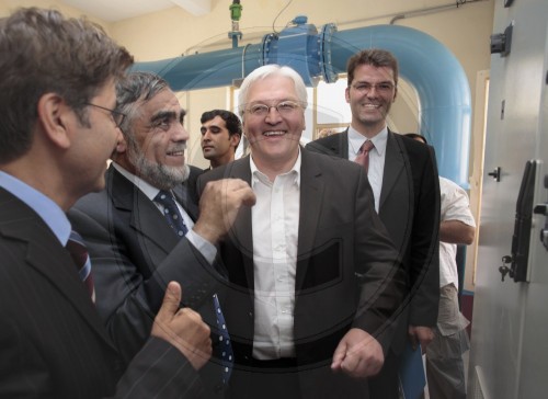 STEINMEIER eroeffnet Trinkwasserprojekt der KFW in Herat