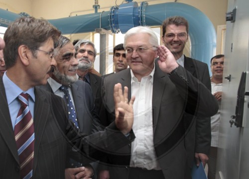 STEINMEIER eroeffnet Trinkwasserprojekt der KFW in Herat