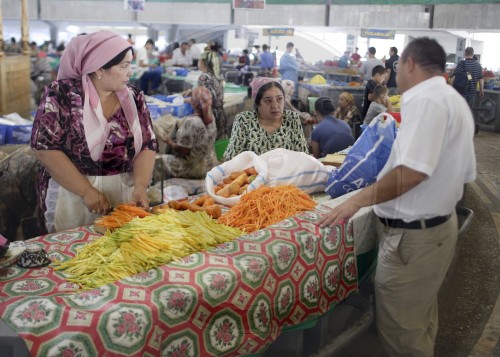 Marktszene in Taschkent
