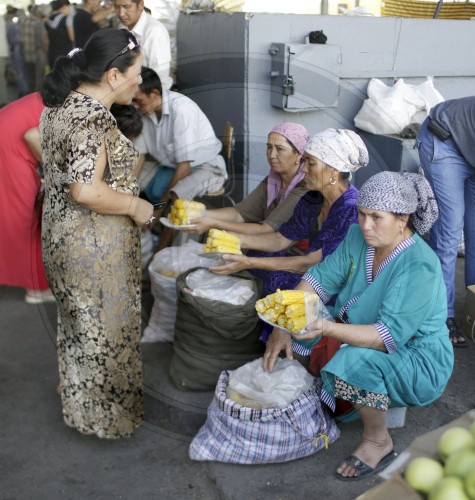 Haendlerinnen in Taschkent