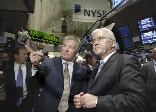 STEINMEIER besucht die Boerse in New York