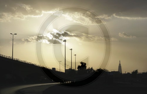 Sonnenuntergang in Riad