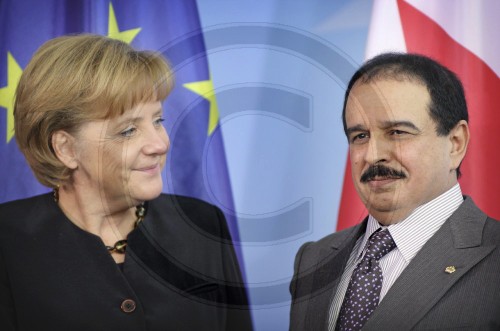 Hamad bin Isa Al Khalifa , Angela MERKEL