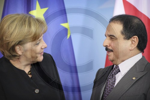 Hamad bin Isa Al Khalifa , Angela MERKEL