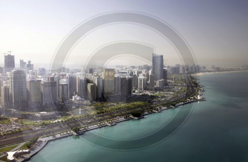 Luftaufnahme von Abu Dhabi