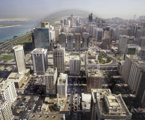 Luftaufnahme von Abu Dhabi