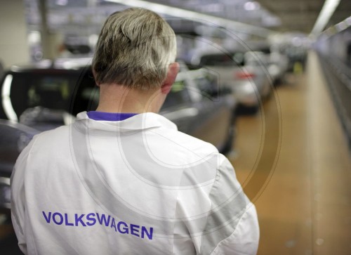 Arbeiter bei Volkswagen