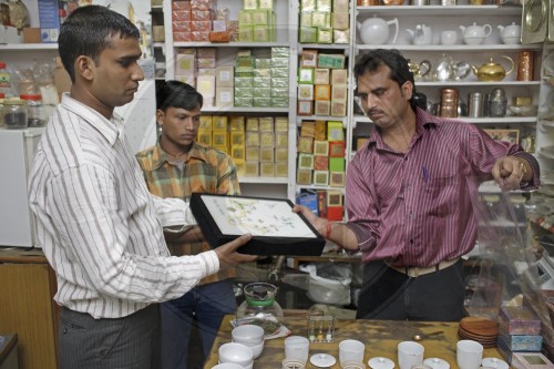 Teeladen in Neu Delhi