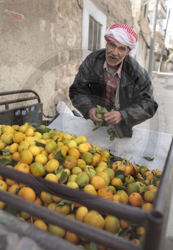 Obstverkaeufer in Aleppo