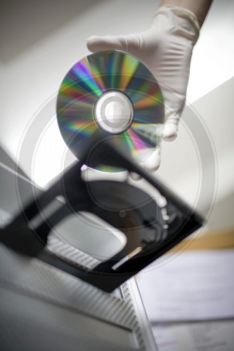 CD-Laufwerk eines Computers