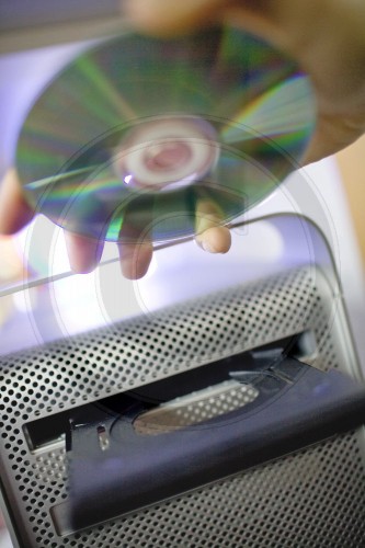 CD-Laufwerk eines Computers