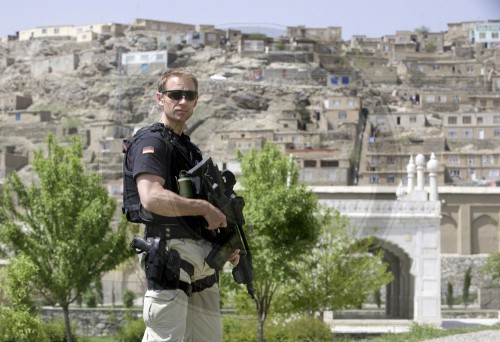 Deutscher Polizist in Afghanistan