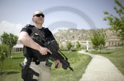 Deutscher Polizist in Afghanistan