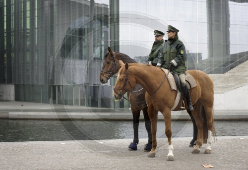 Polizisten der Reiterstaffel