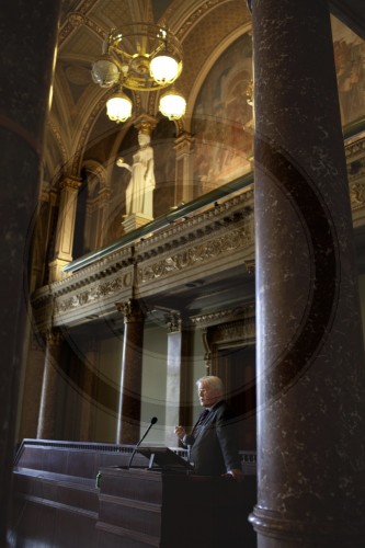 Frank-Walter Steinmeier spricht vor der Akademie der Wissenschaft