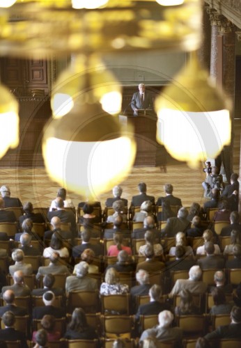 Frank-Walter Steinmeier spricht vor der Akademie der Wissenschaft