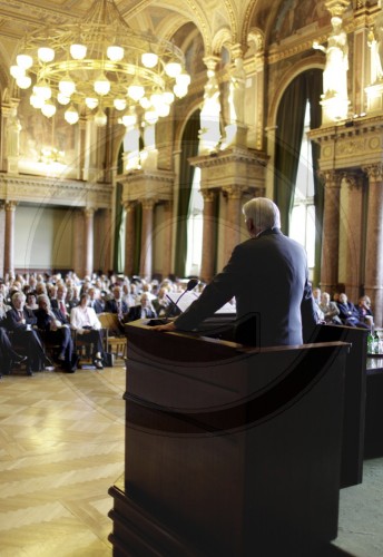 Frank-Walter Steinmeier spricht vor der Akademie der Wissenschaft