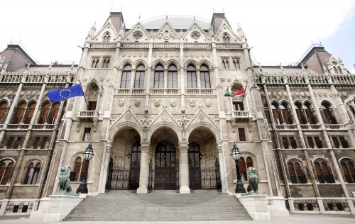 Parlamentsgebaeude in Budapest