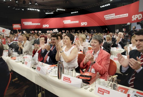 Delegierte auf dem SPD Parteitag
