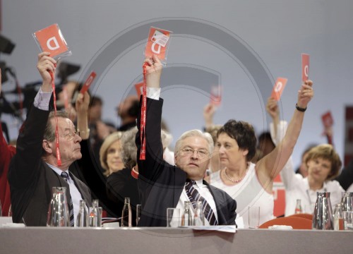 Abstimmung auf dem SPD Parteitag