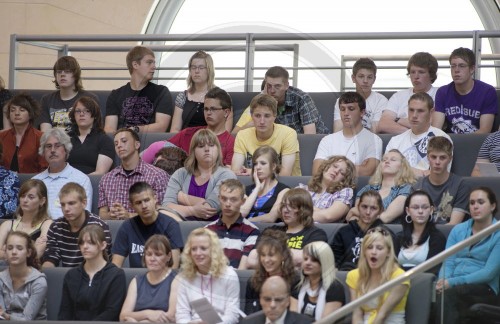 Jugendliche im Bundestag