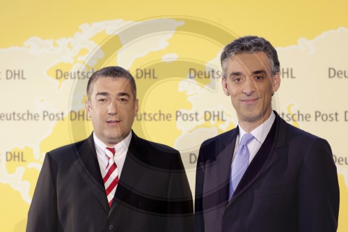 Juergen GERDES und Frank APPEL , Vorstand der Deutschen Post AG