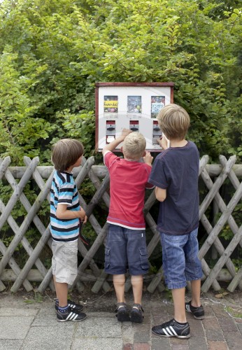 Am Kaugummiautomat